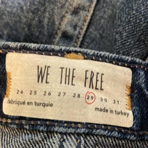 We The Free distressed mini jean skirt - Picture 13 of 16